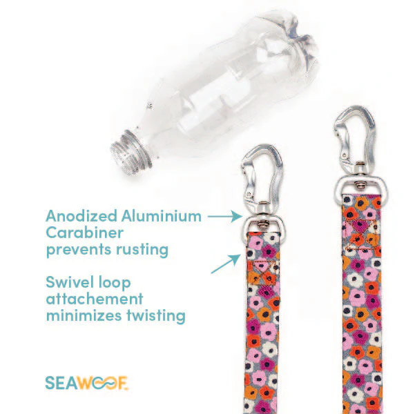 Seawoof Dog Leash Modern Floral Print - Image 2
