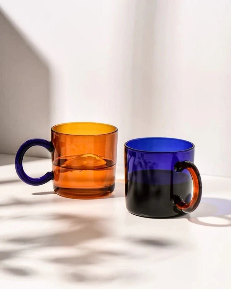 Set Of 2 Retro Couple Coffee Mugs Tea Cups - Image 6