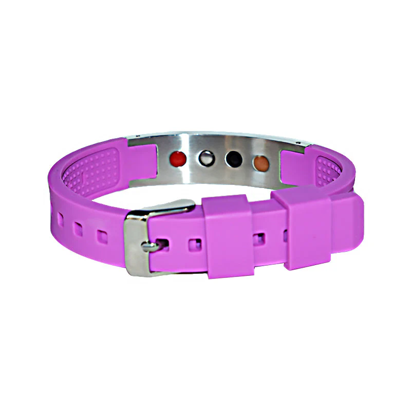 Silicone Energy Bracelet 4-in-1. 8 Colors available. Model SB032 - Image 14