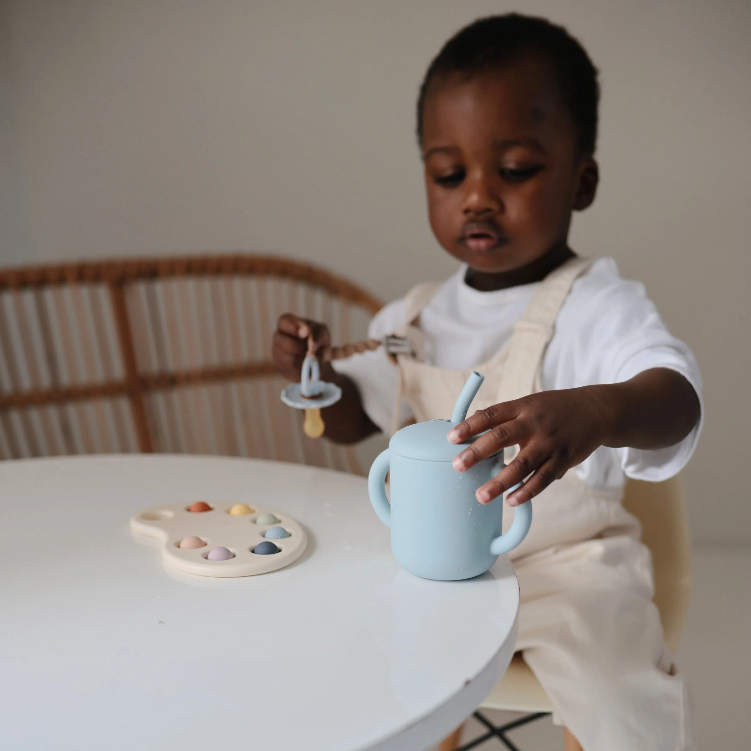 Silicone Training Cup + Straw - Image 18
