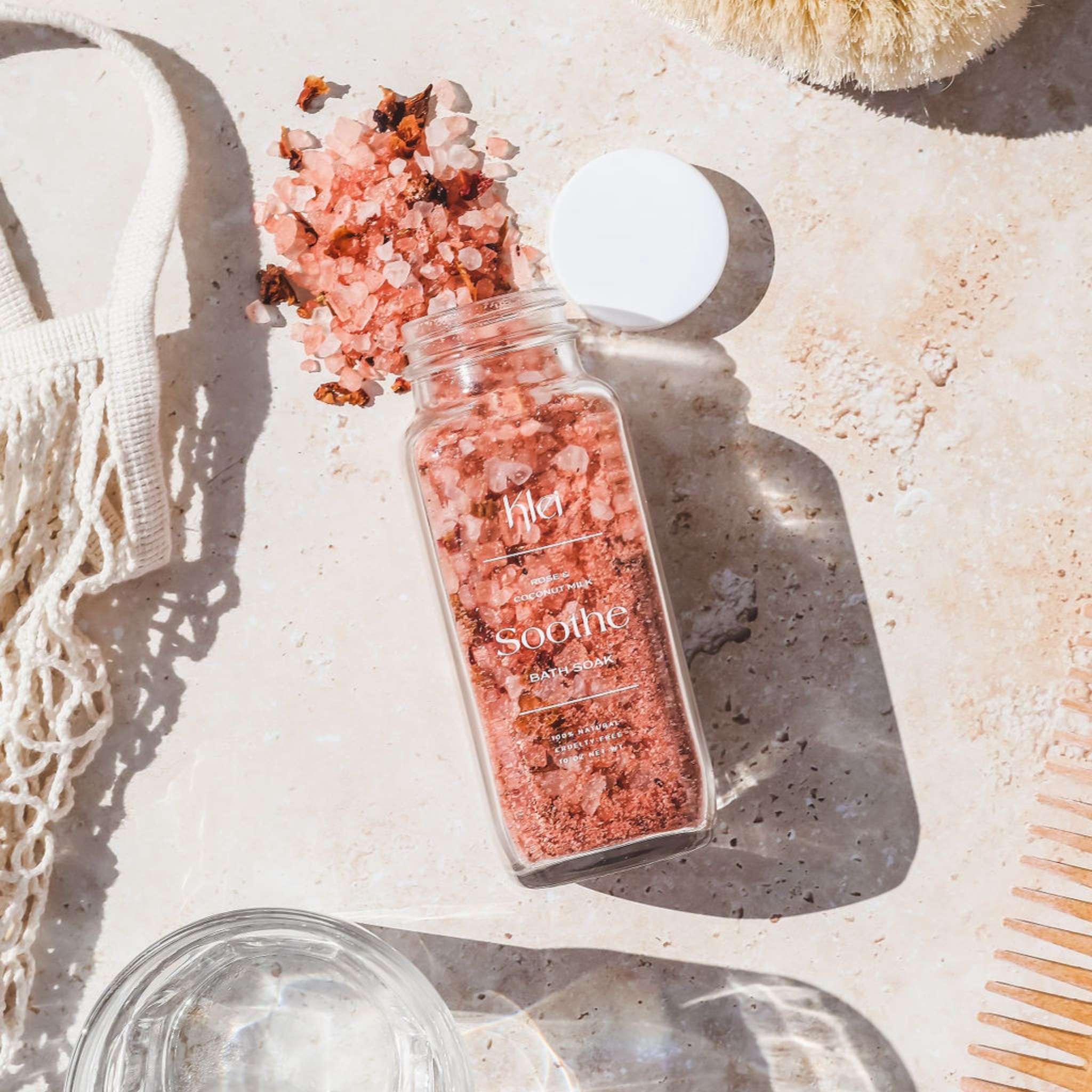 Soothe Rose & Coconut Milk Herbal Bath Soak [For Ellen] - Image 3