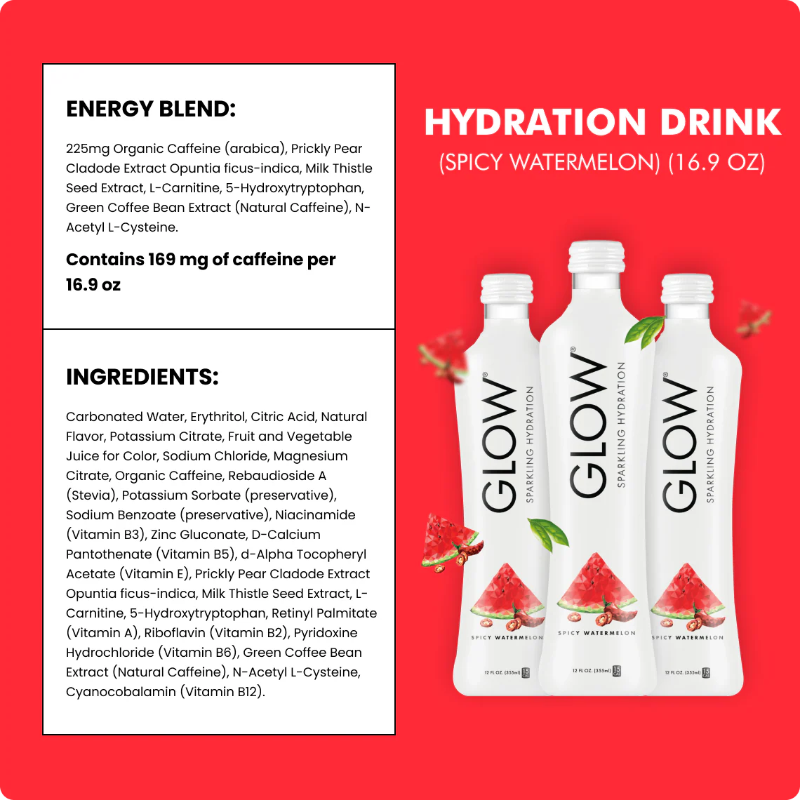 Spicy Watermelon Sparkling Hydration, 12-Pack - Image 4