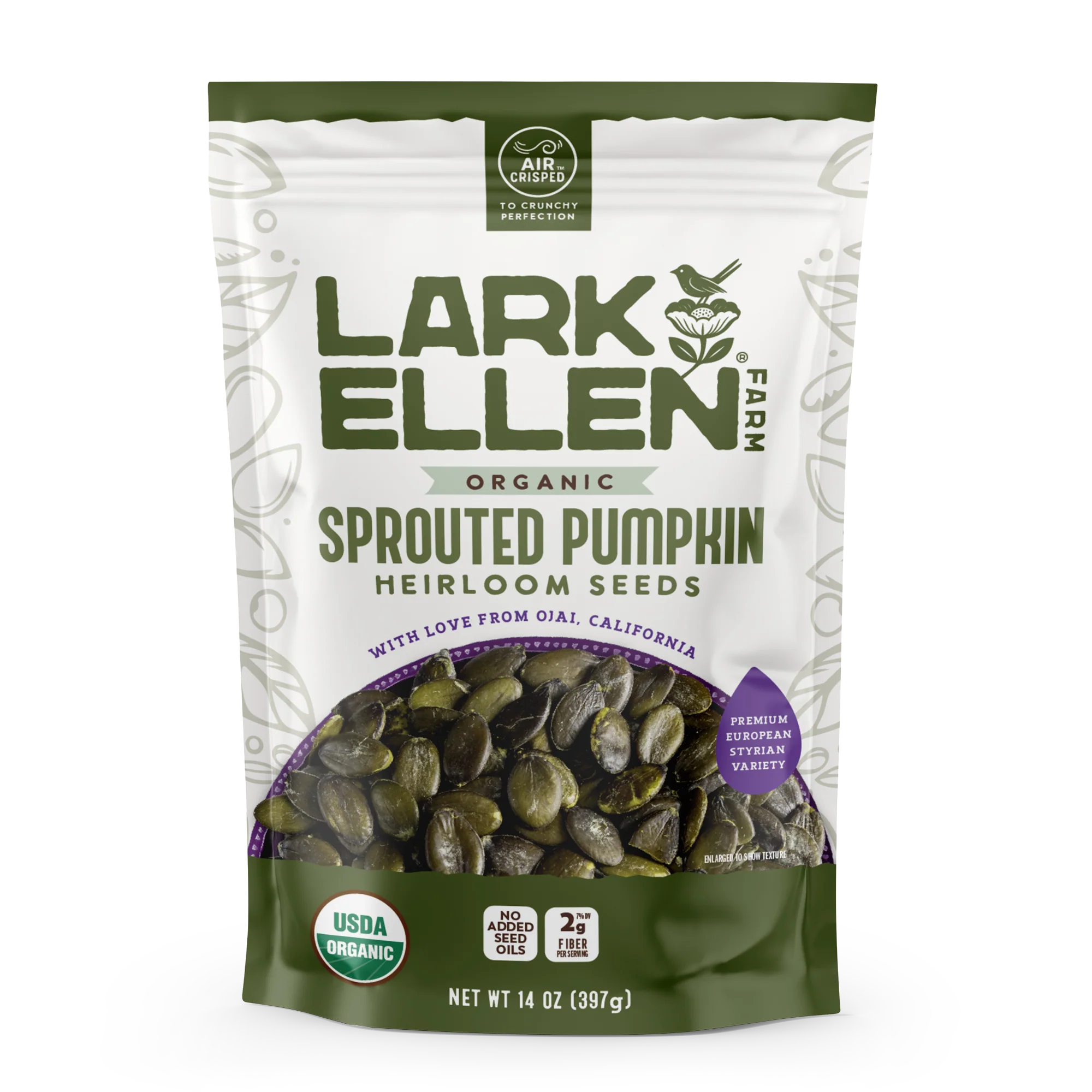 Heirloom Pumpkin Seeds, Sprouted Organic
