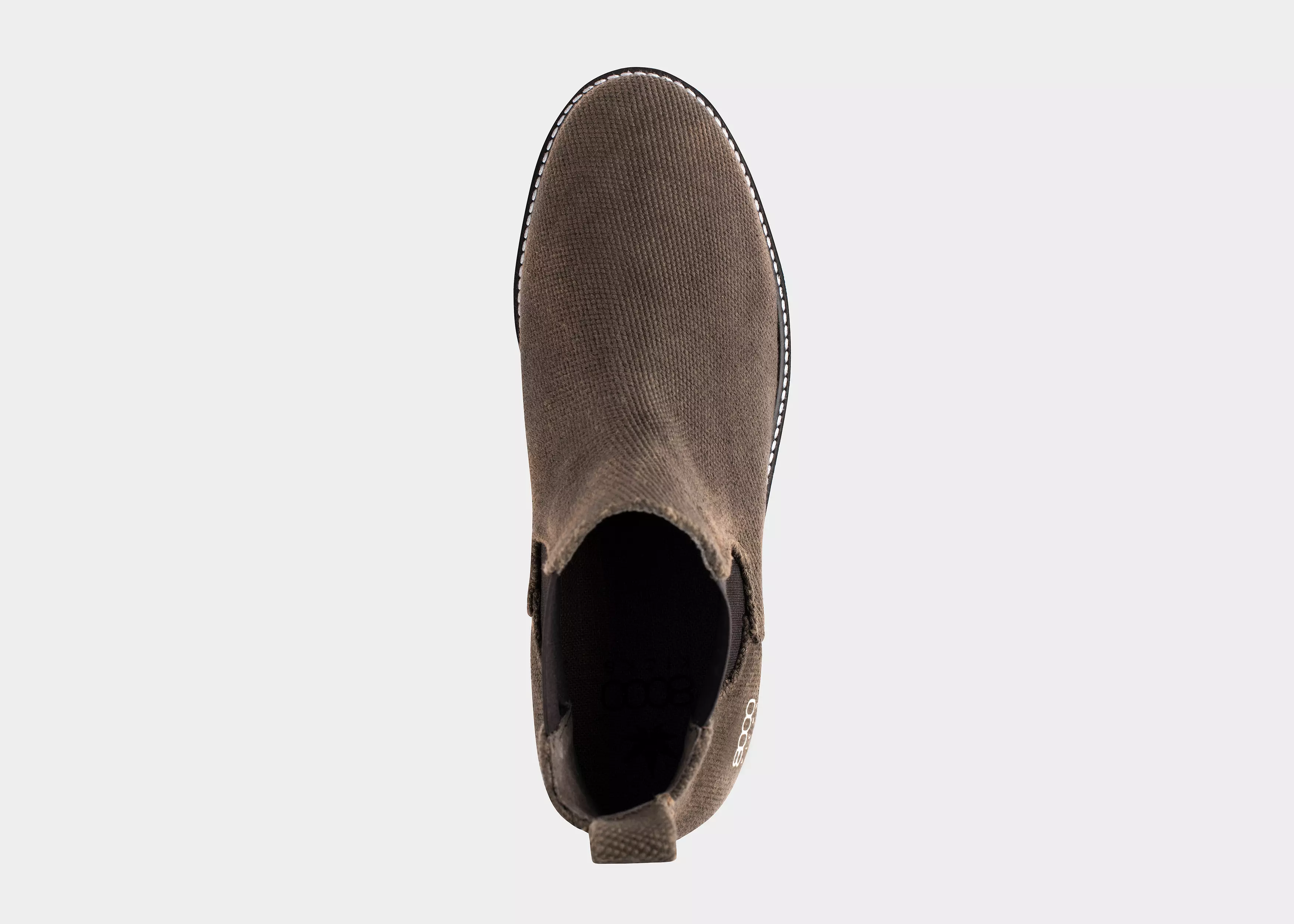 The Crossover Hemp Chelsea for Men in Dark Brown - Image 3