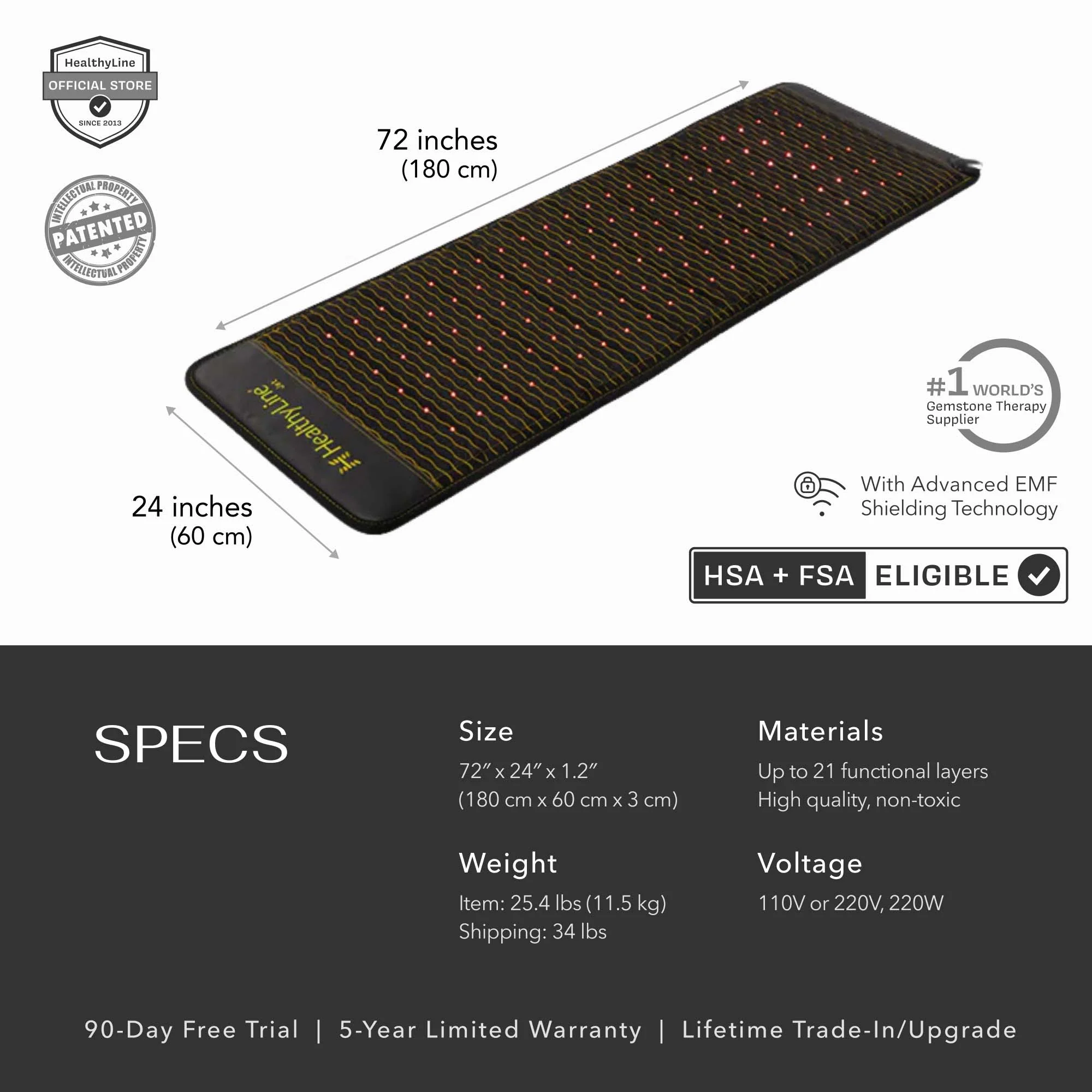 Jet Series | PEMF Infrared Heating Mats - Image 11