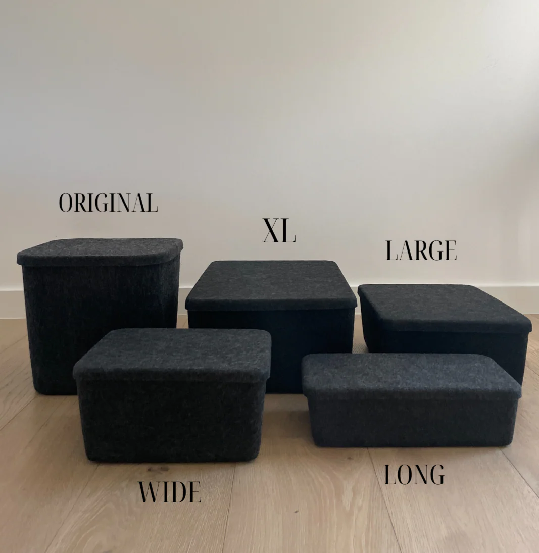 The Sculpted Bin - XL with Lid | Set of 3 - Image 8