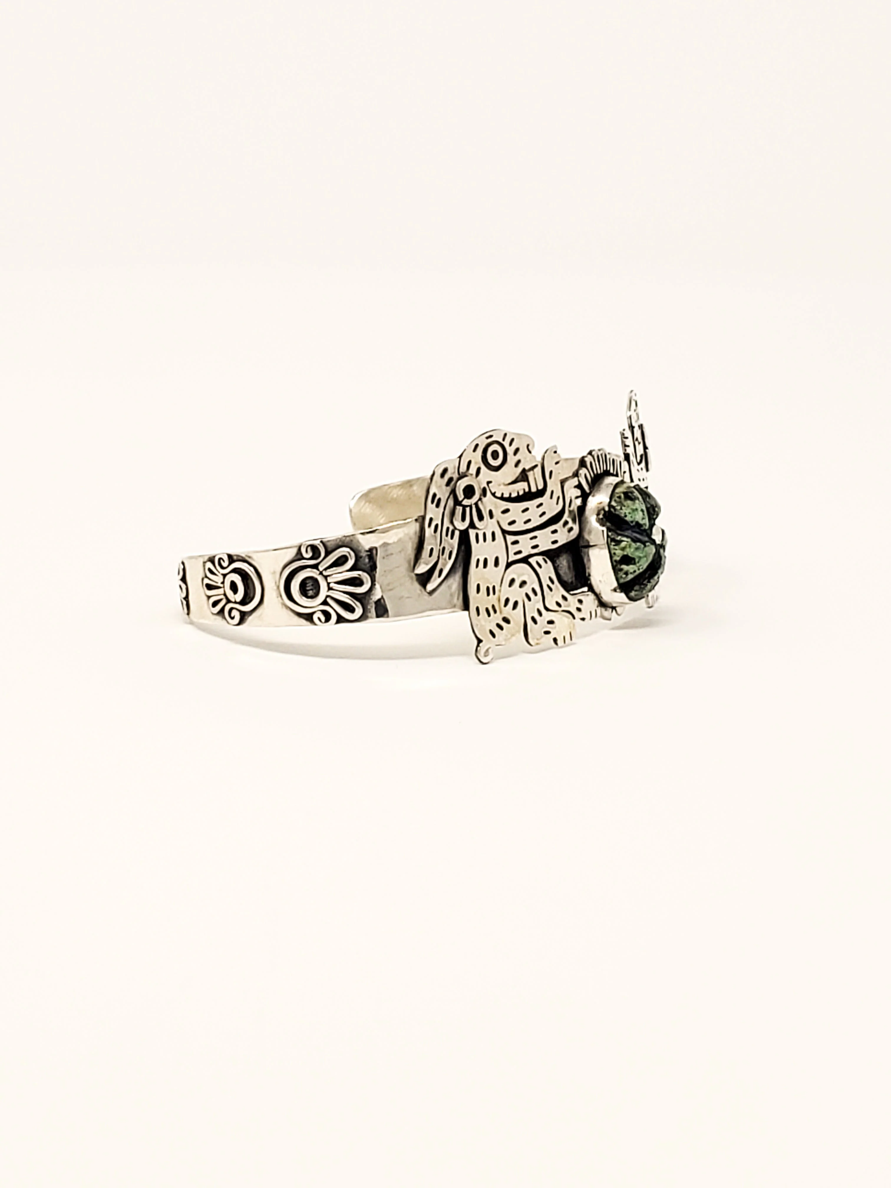 Tochtli (Rabbit) Peyote Silver Bracelet - Image 6