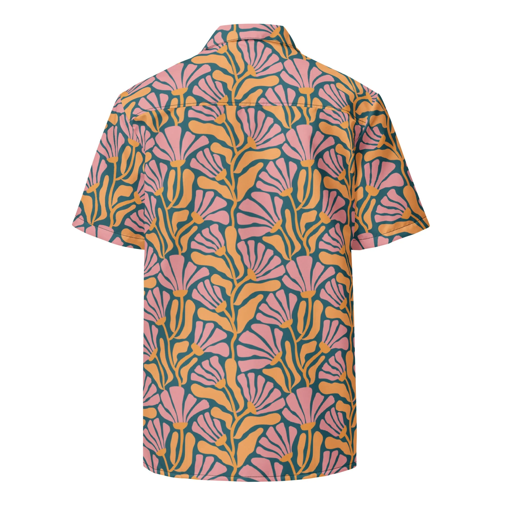 Tropic Orchid Point Button Down Hawaiian Shirt - Coastal Summer 2024 Collection - Image 3