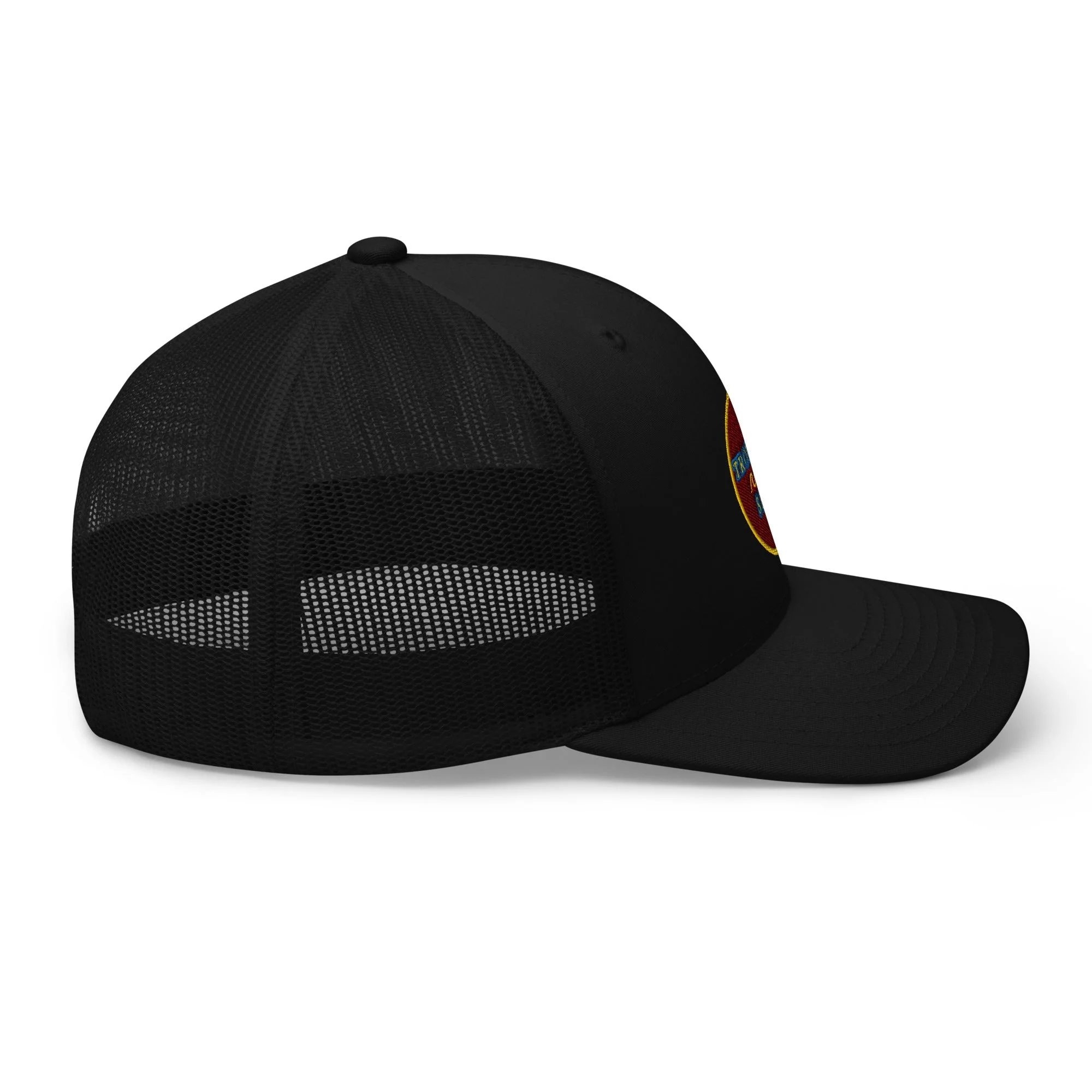 Tropical Maroon Trucker Hat - Image 5