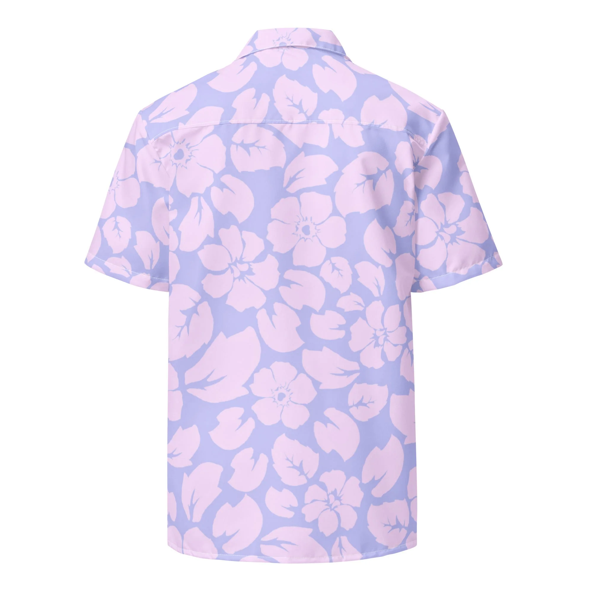 Tropical Purple Jungle Sunset button down hawaiian shirt - Image 6
