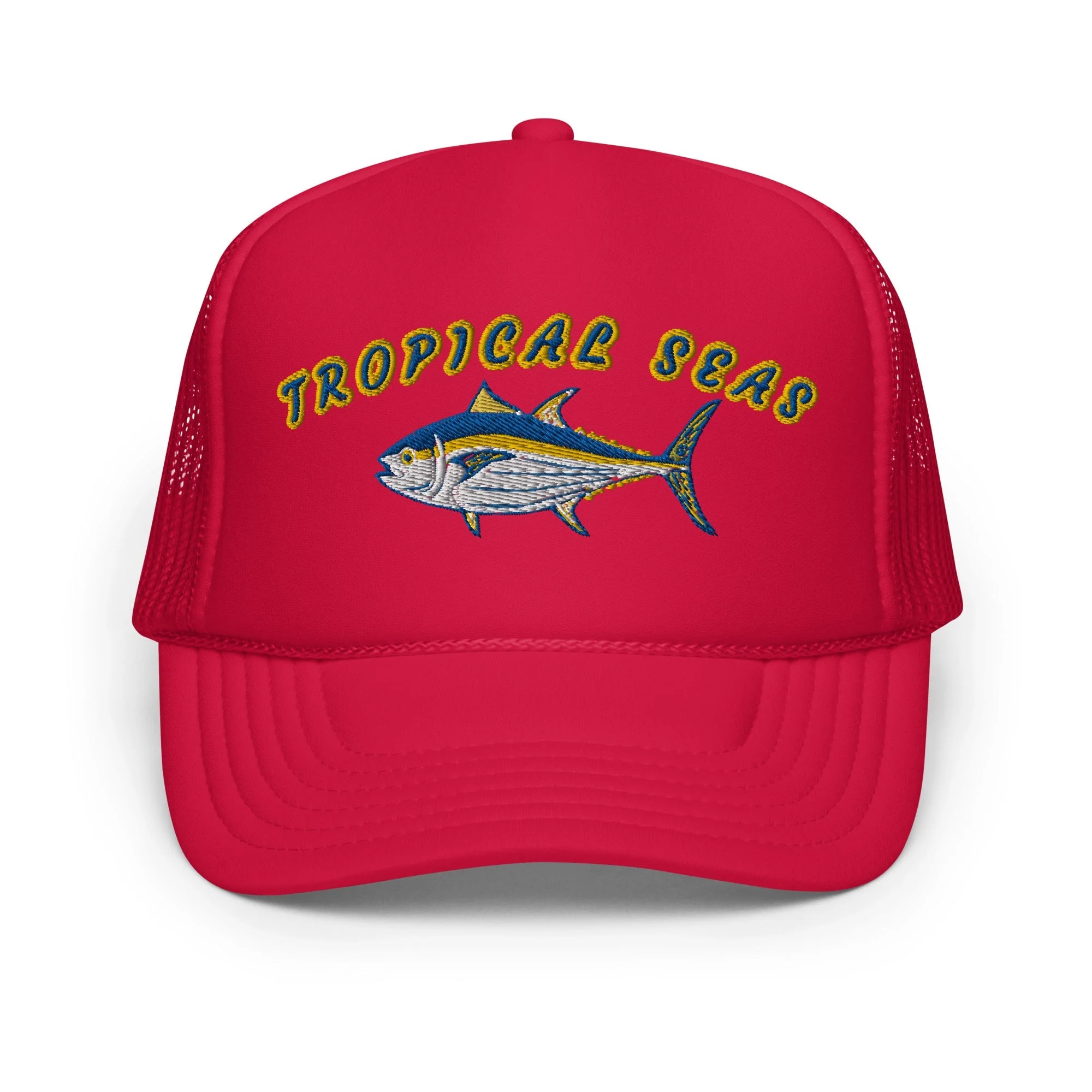 Tropical Seas Tuna Foam trucker hat - Image 6
