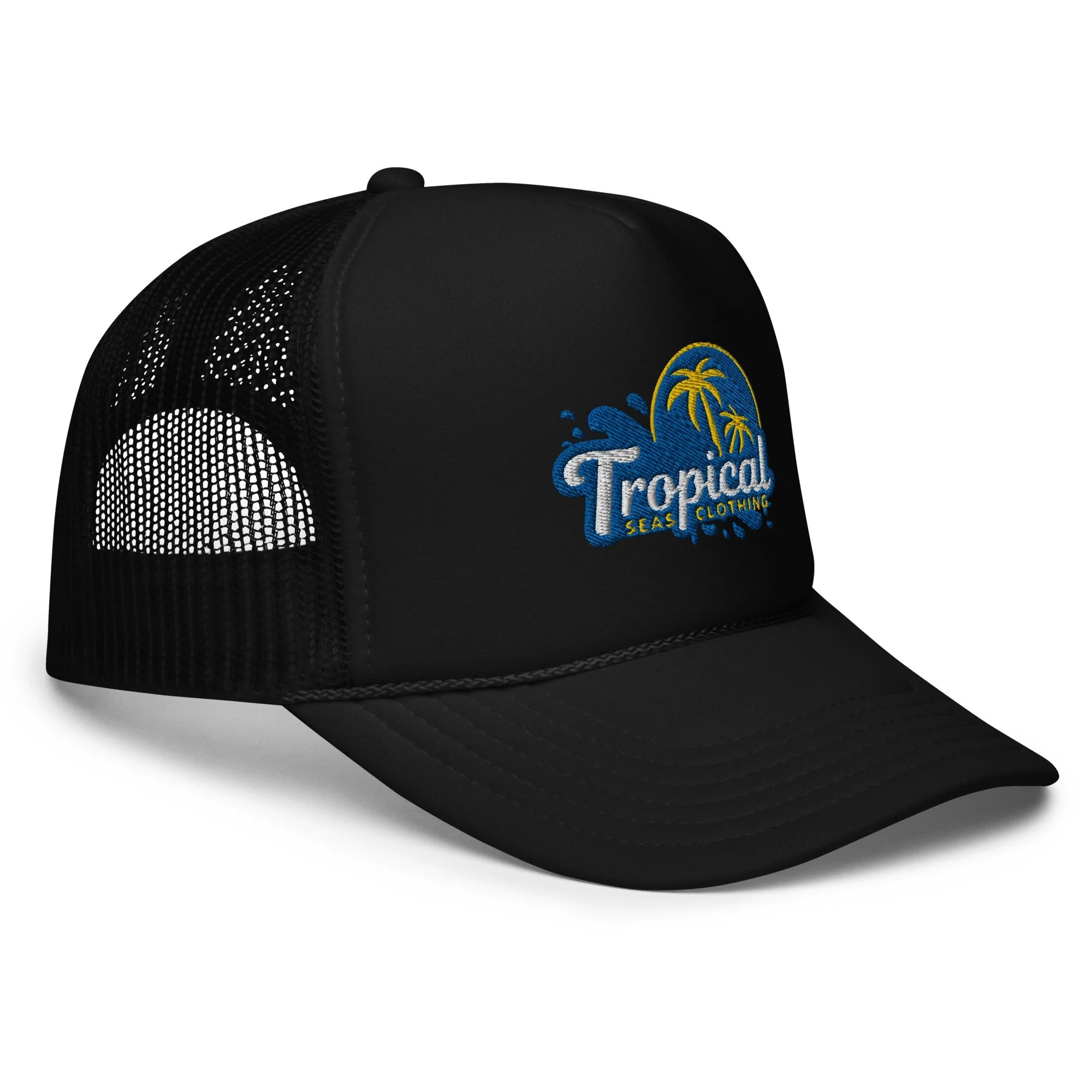 Tropical Tides Foam Trucker Hat: Ride the Waves of Fashion! - Image 7