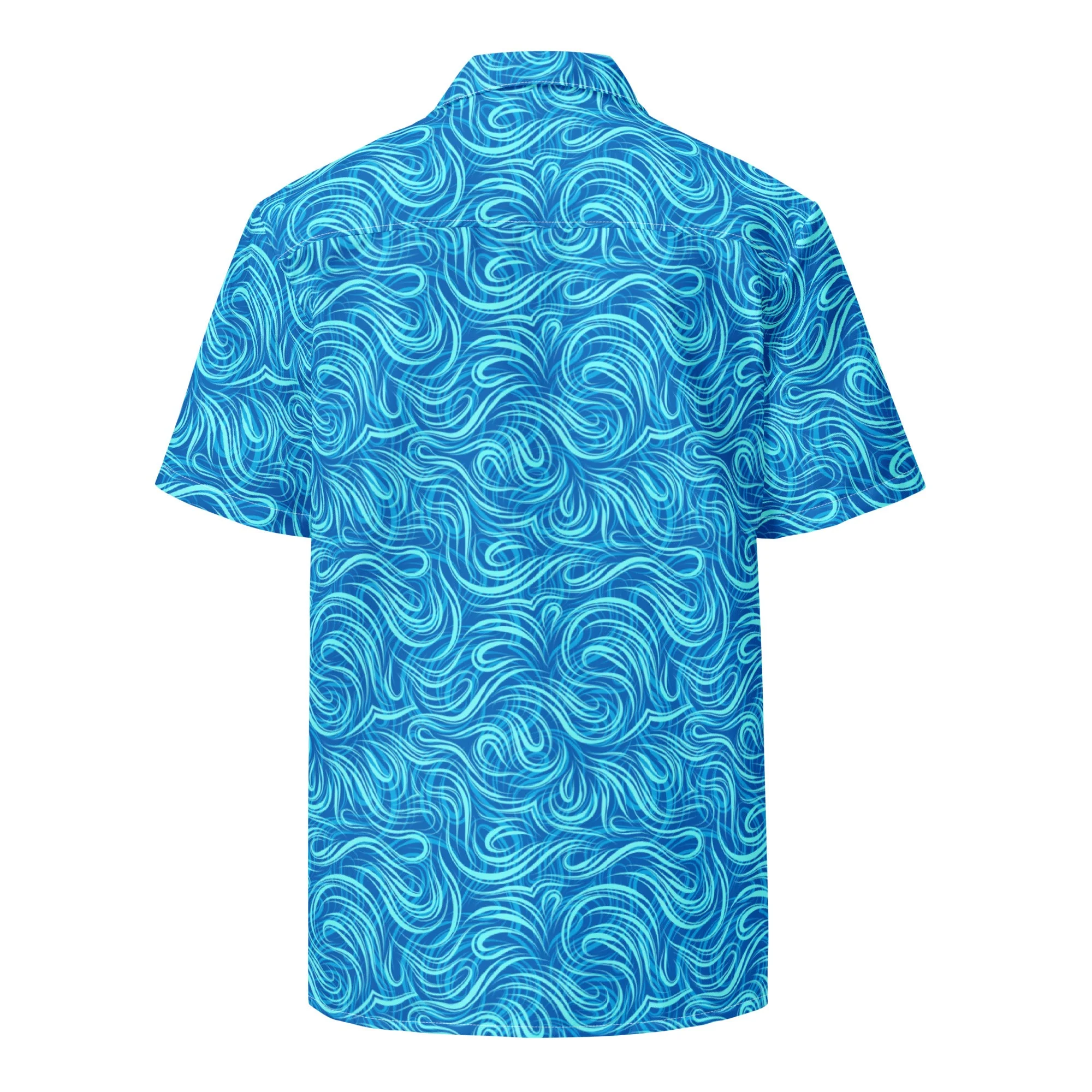 Tsunami Island Party Button Down Hawaiian Shirt - Coastal Summer 2024 Collection - Image 3