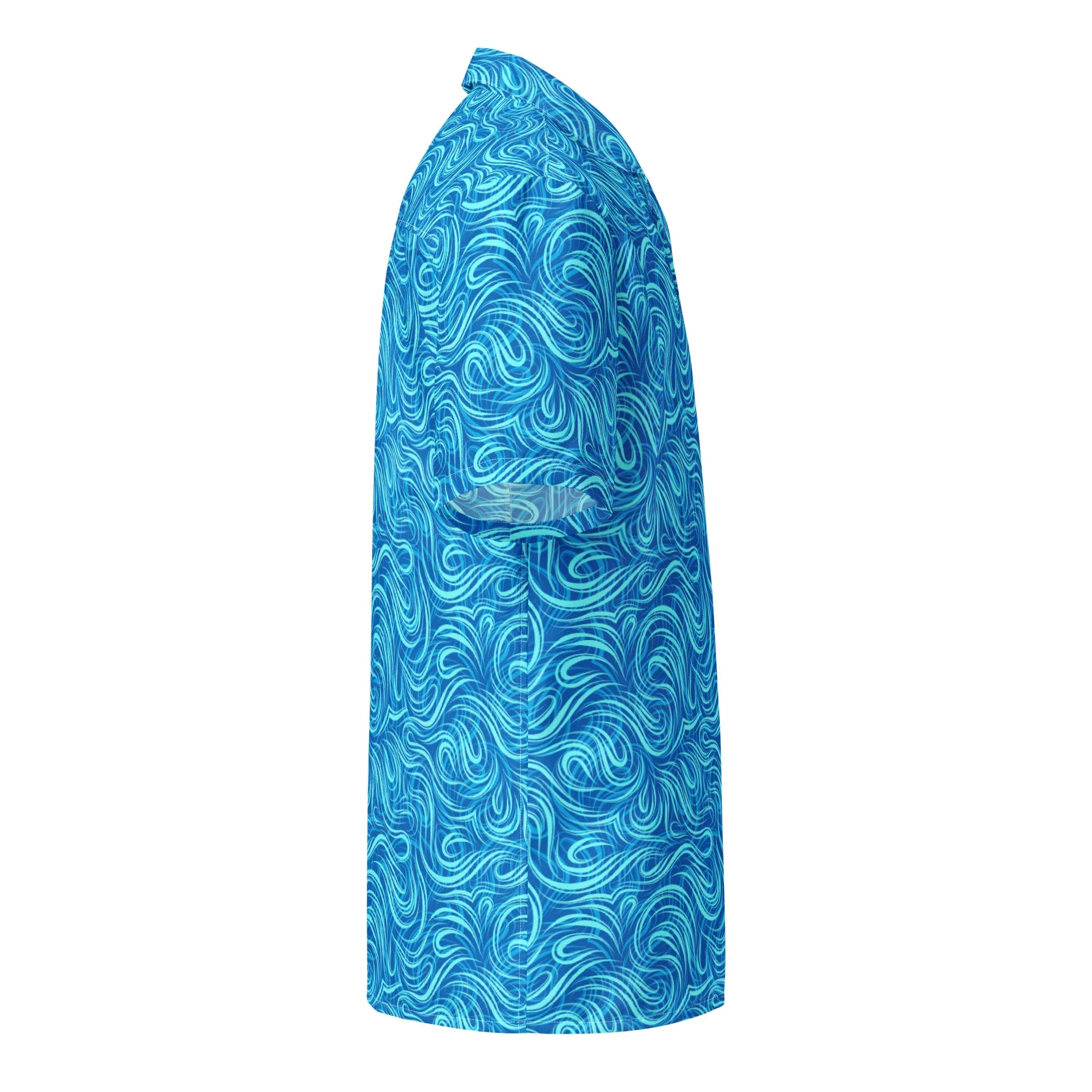 Tsunami Island Party Button Down Hawaiian Shirt - Coastal Summer 2024 Collection - Image 4
