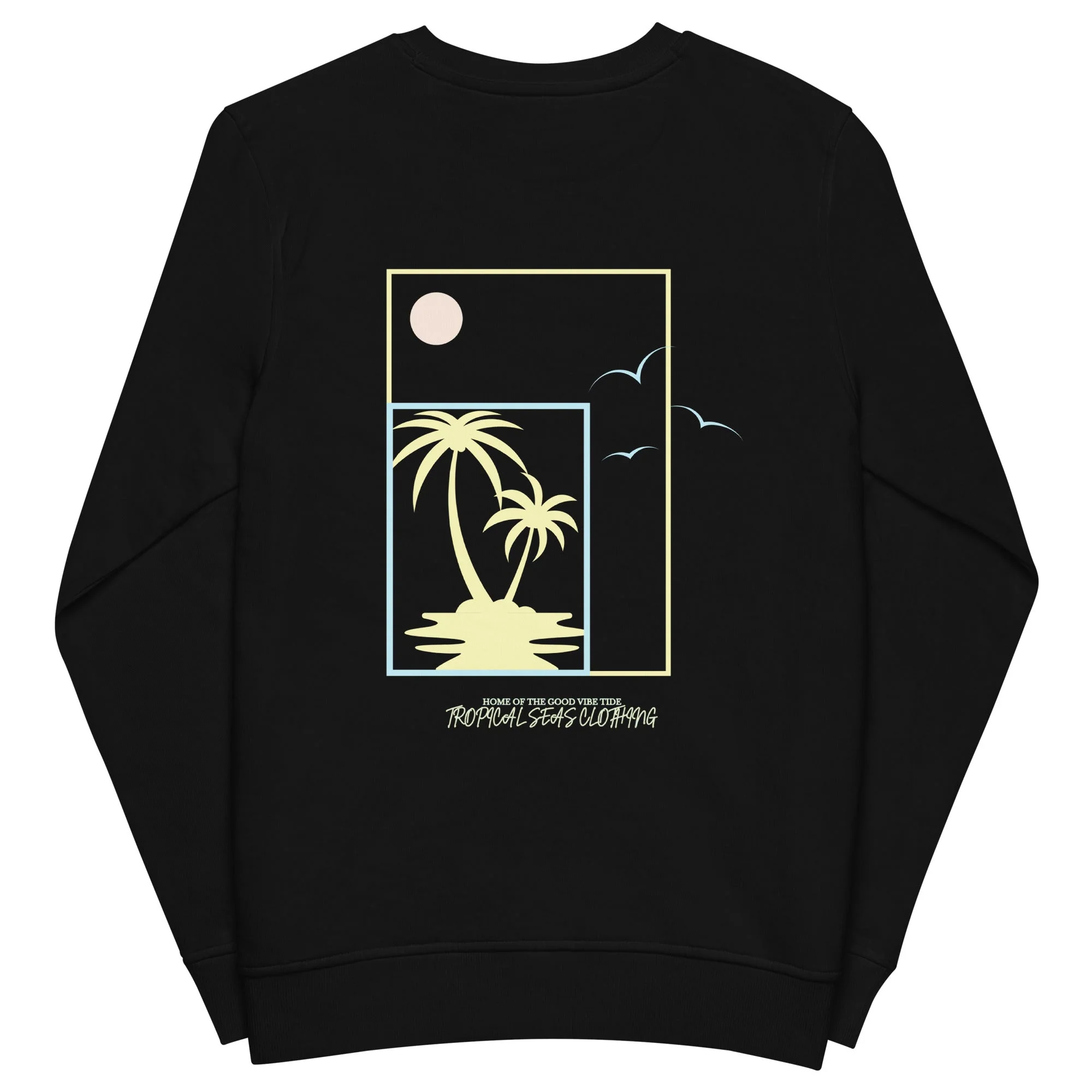 Unisex Neon Nights Organic Sweatshirt - Image 4