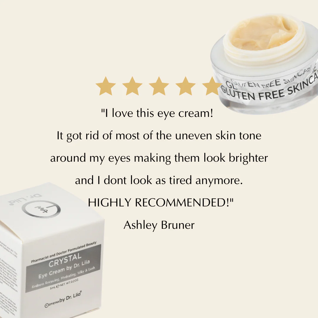 Vegan EpiSilk, Crystal Wrinkle Smoothing Eye Cream - Intense Brightening and Firming Wrinkle Fix for Sensitive Skin - Image 2