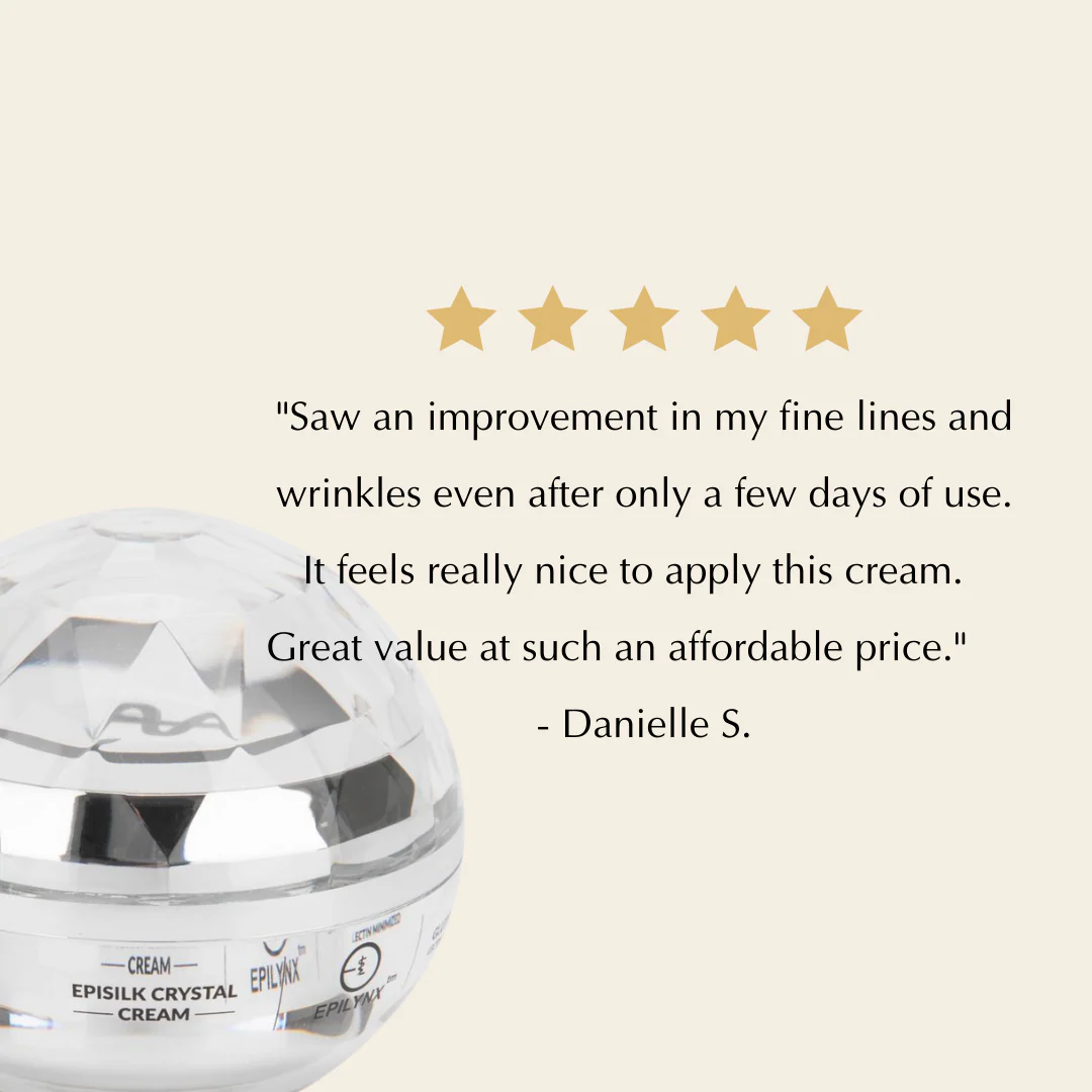 Vegan EpiSilk, Crystal Wrinkle Smoothing Face Cream - Intense Brightening and Firming Wrinkle Fix for Sensitive Skin - Image 2