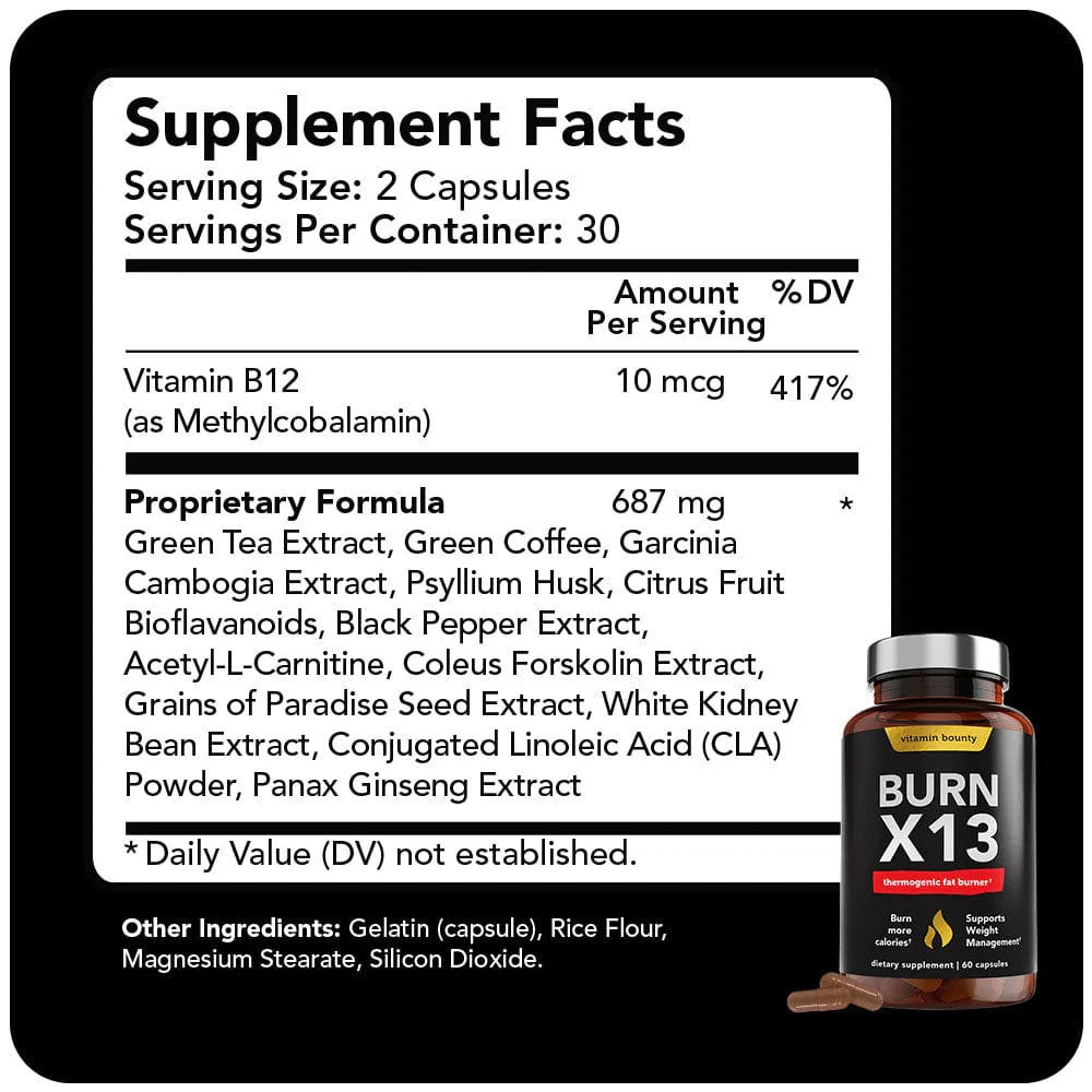 Vitamin Bounty Burn X13 - Image 4