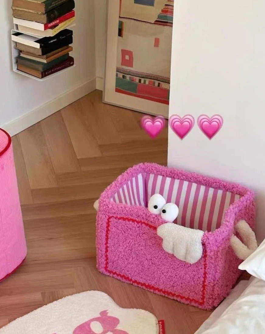 Whimsical Eclectic Big Eyes Plush Cute Laundry Storage Baskets - Laundry Bag for Kids Children - Image 11