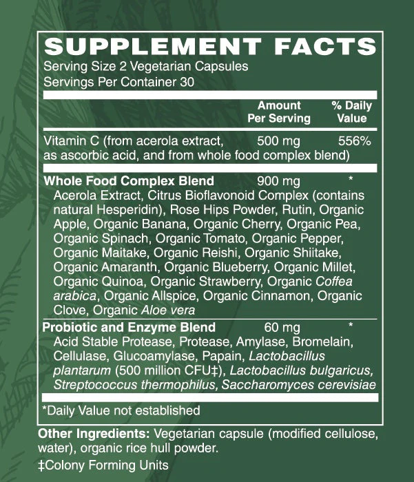 Whole Food Vitamin C + Probiotics - Image 4