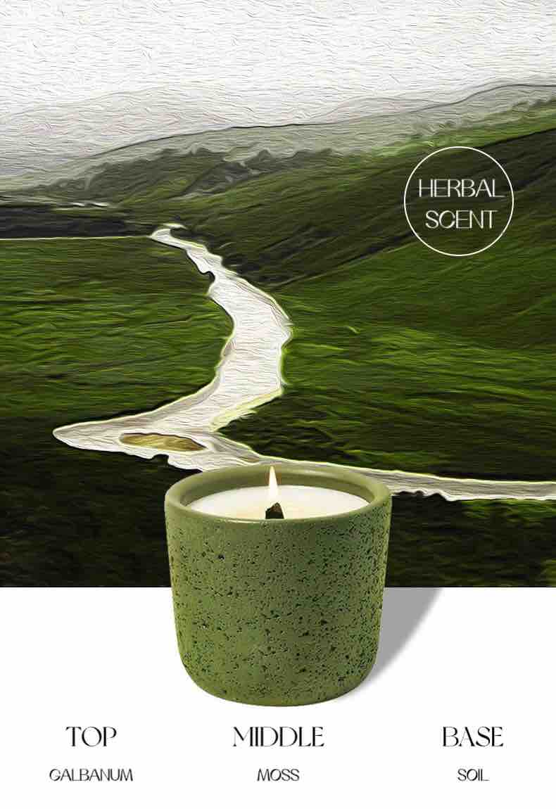 Wood Wick Soy Wax Scented Candle - Breath Of Nature Scented - Iceland Tundra - Image 2