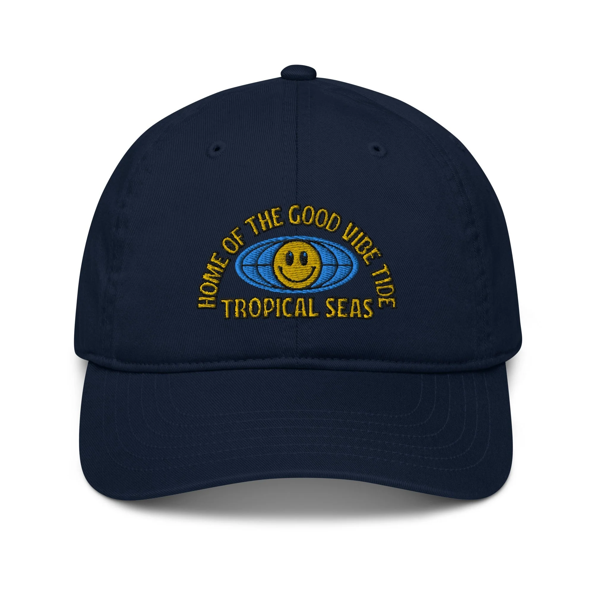 World Wide Good Vibes Organic dad hat - Image 4